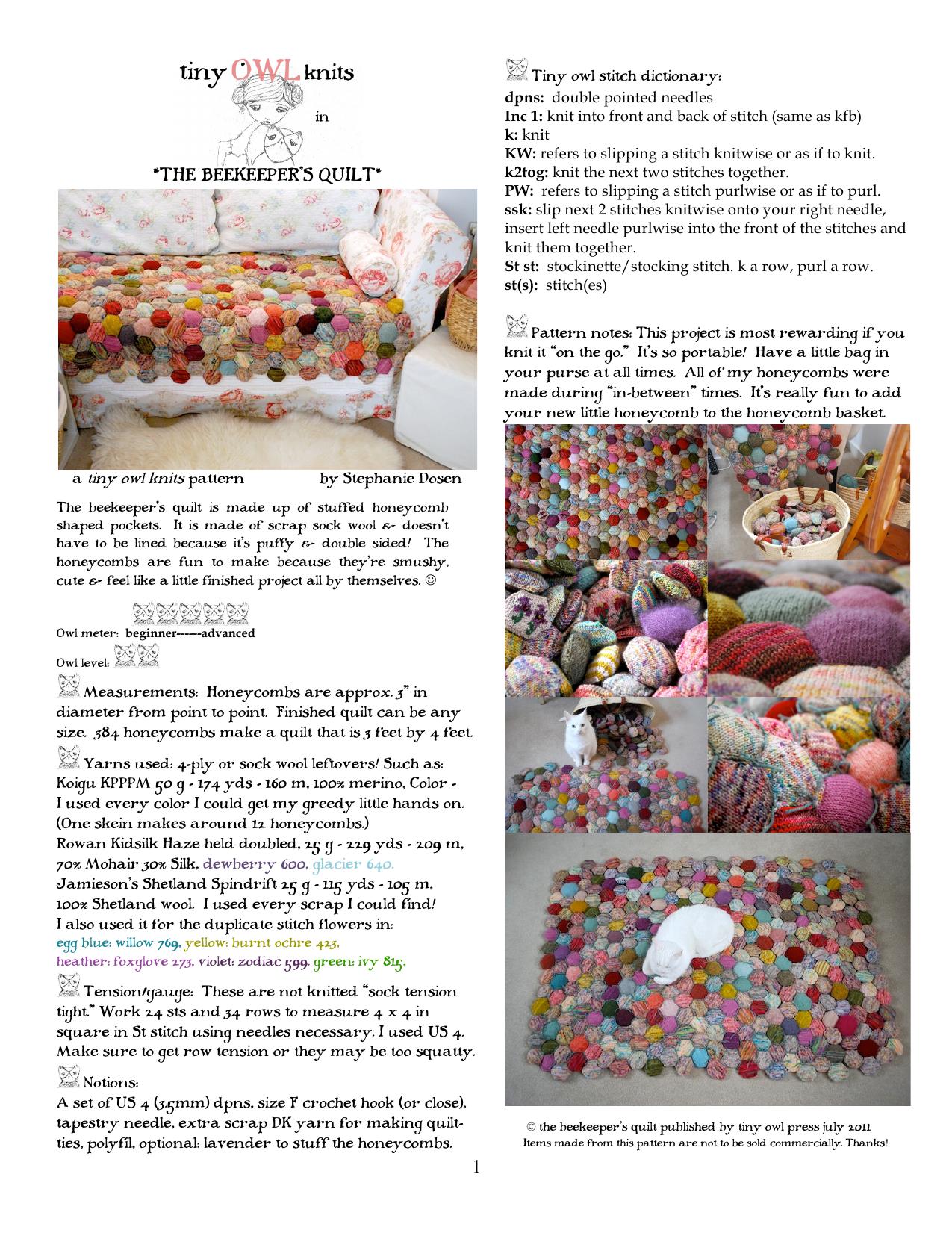 The Beekeepers Quilt