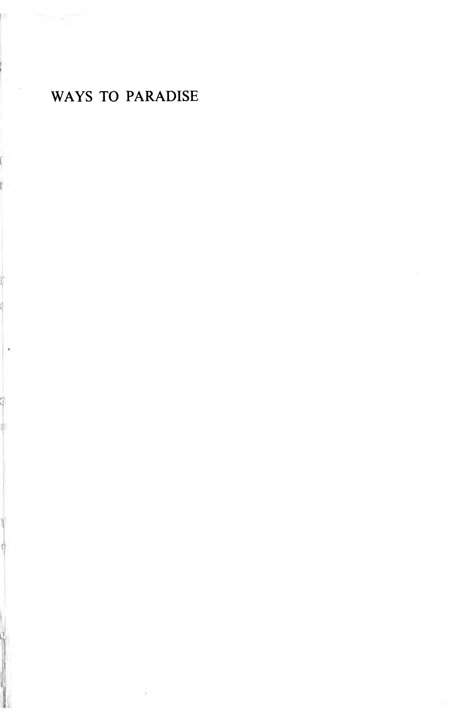 Ways to Paradise: The Chinese Quest for Immortality