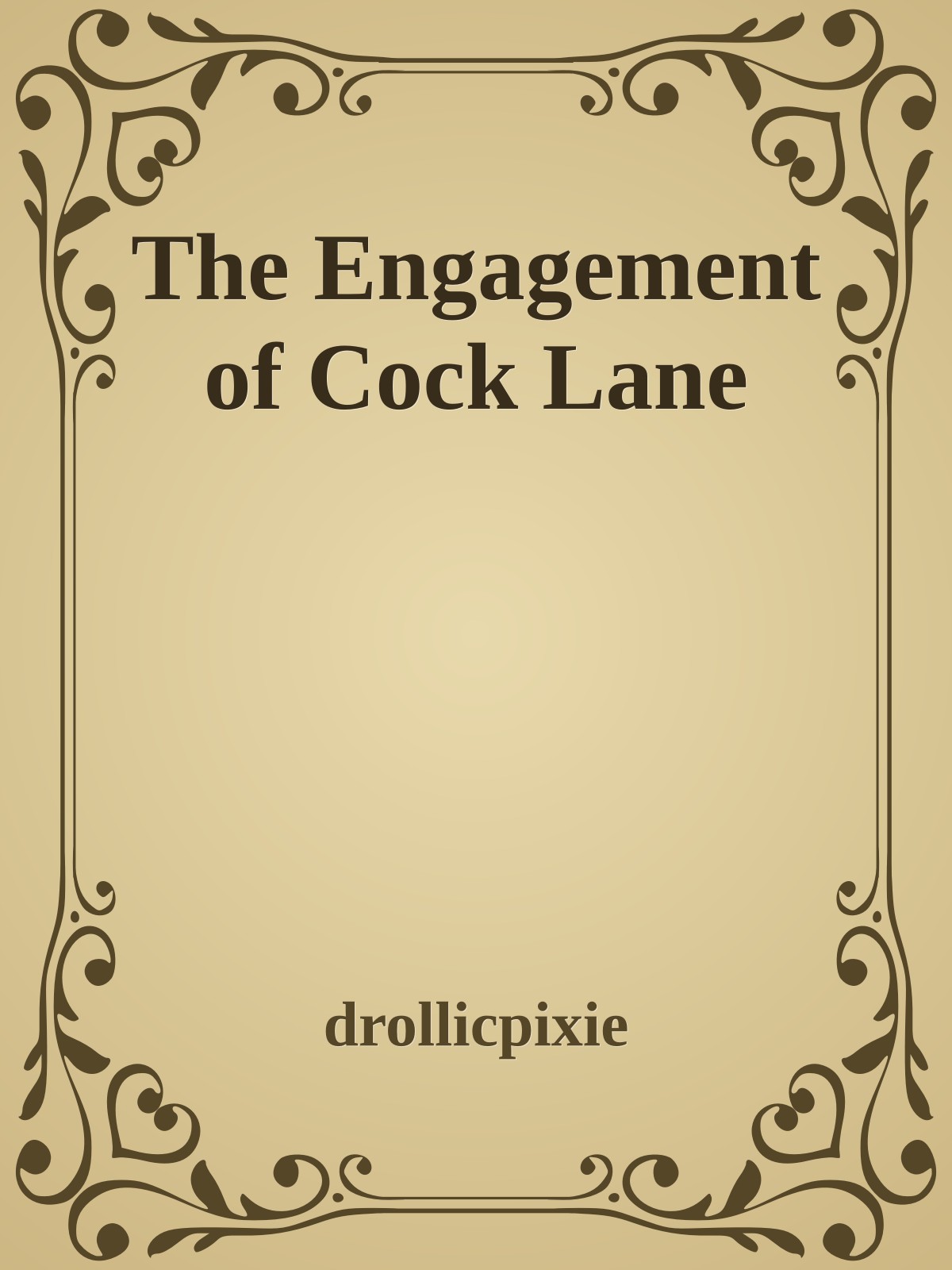 The Engagement of Cock Lane