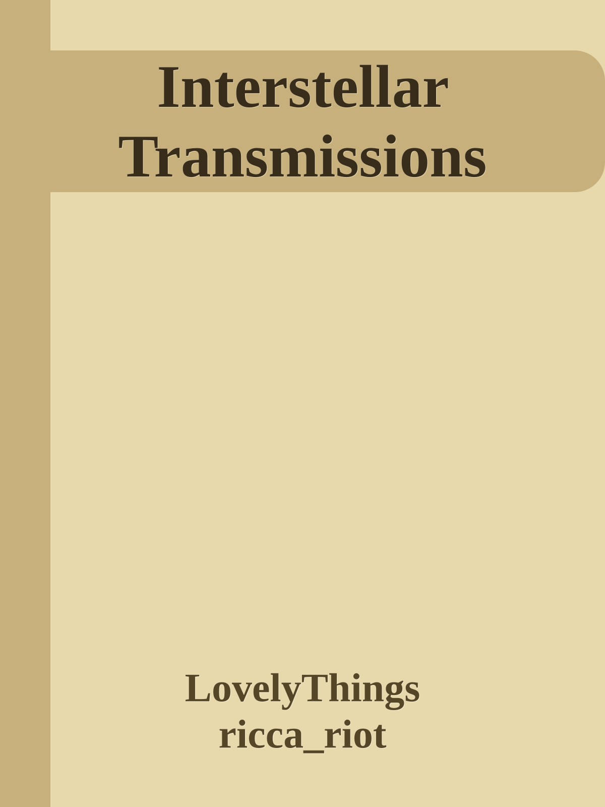 Interstellar Transmissions