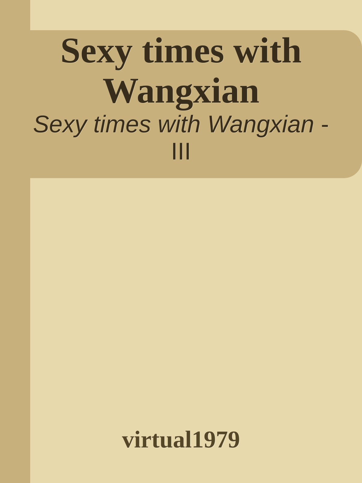 Sexy times with Wangxian